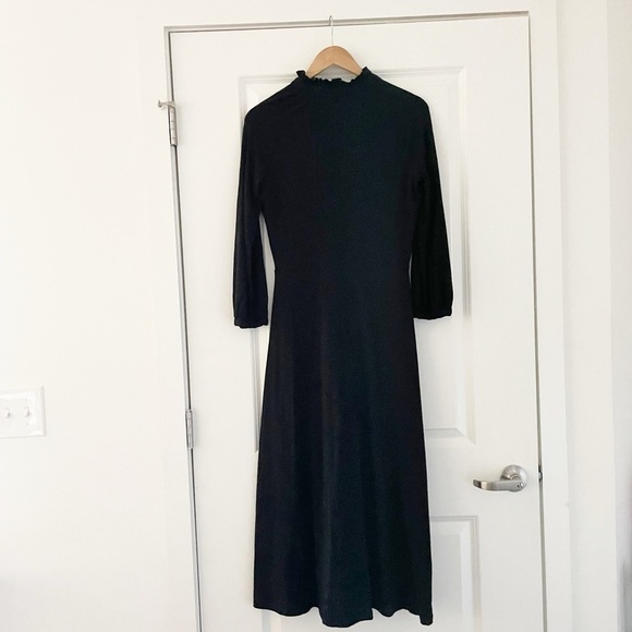 Boden Rosa Tie Neck Midi Dress - Picture 8 of 8